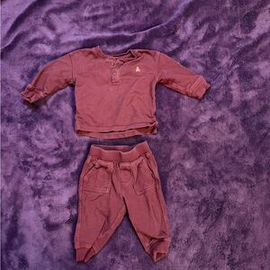BabyGAP Burgundy Set